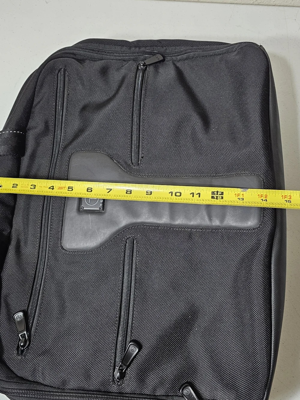 Tumi Tech Ballistic Nylon Computer Travel Messenger Shoulder Bag Black 57117D